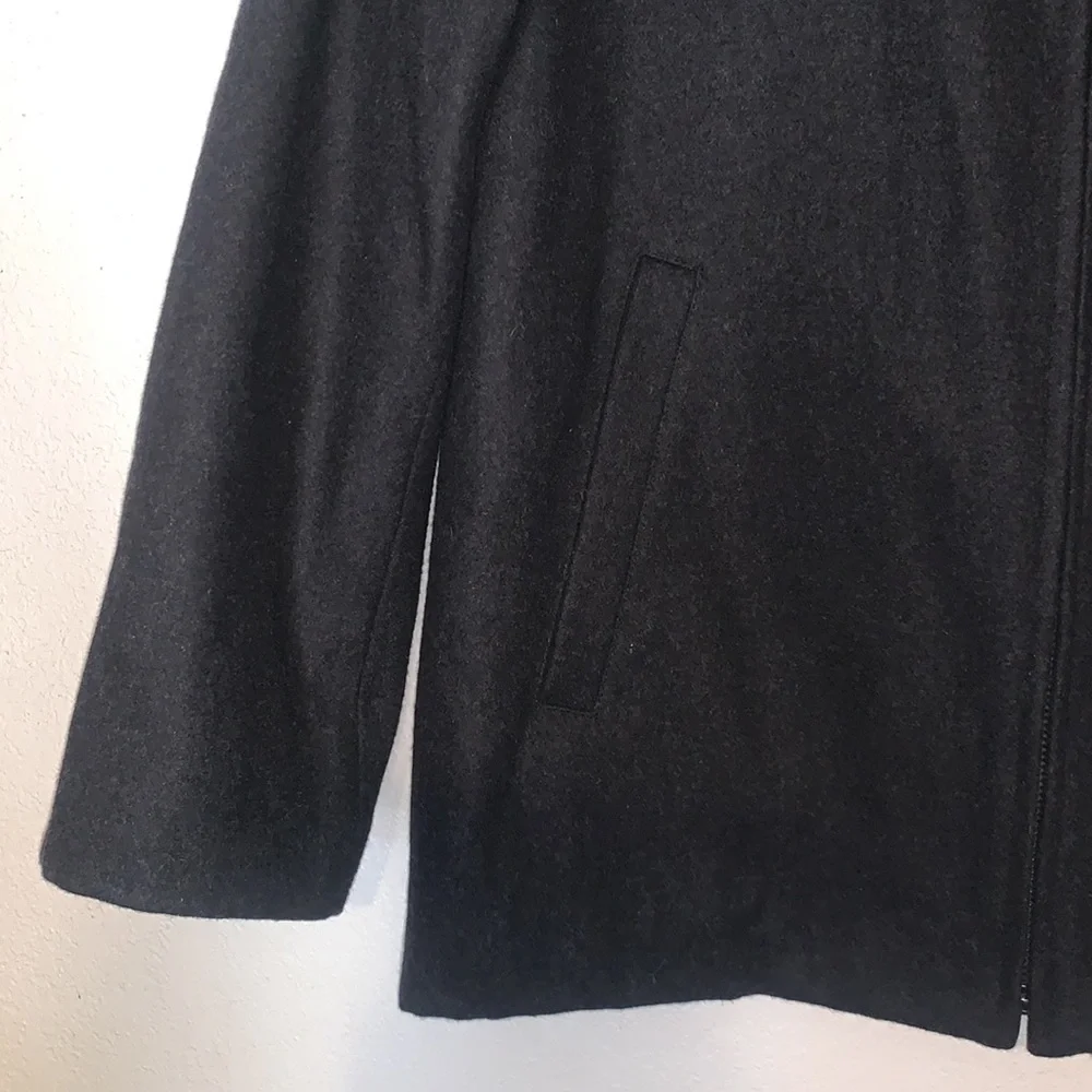 Mens Calvin Klein Wool Blend Pea Coat